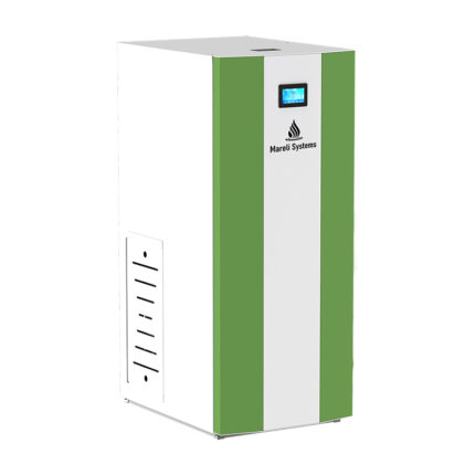 Centrala pe peleti Mareli ECOSTAR SBN24 AUTO 10-24kW- curatare automata schimbatorului si gratarului