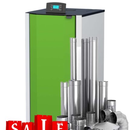 Centrala peleti Mareli compacta Matera AUTO 24kW Mareli - kit evacuare inox
