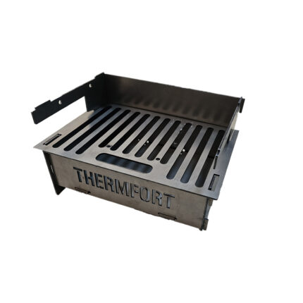 Gratar gradina cu carbuni demontabil, pliabil, camping, reglabil, tabla de 3mm - 300x220mm