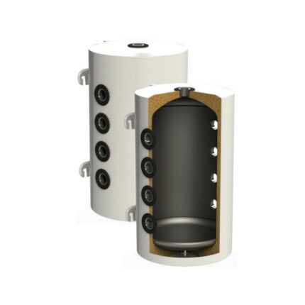 Rezervor de acumulare, puffer 100l pentru pompa de caldura