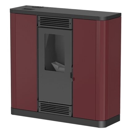 Soba pe peleti Mareli AURORA de 11 kW cu doua ventilatoare