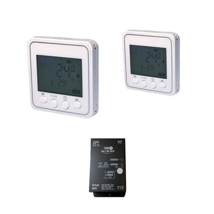 Termostat de ambient doua sau mai multe zone cu WiFi - internet